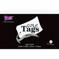 Core'dinations - Core Tags - Large - Textured White