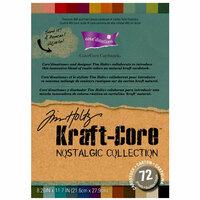 Core'dinations - Tim Holtz - Nostalgic Collection - A4 Textured Kraft Core Cardstock Pack