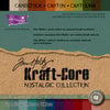 Core'dinations - Tim Holtz - Nostalgic Collection - 6 x 6 Textured Kraft Core Cardstock Pack