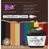 Graphic 45 - Core'dinations - Signature Series Collection - 12 x 12 Textured Color Core Cardstock Pack