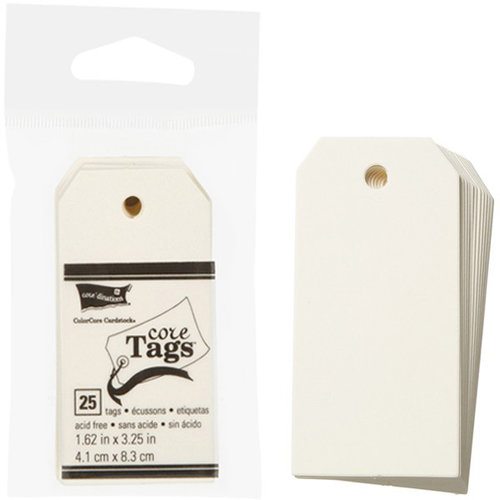 Core'dinations - Core Tags - Small - Ivory