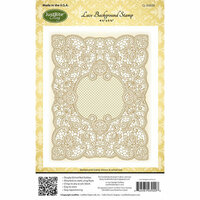 JustRite - Cling Mounted Rubber Stamps - Lace Background