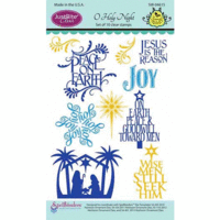 JustRite - Christmas - Clear Acrylic Stamps - O Holy Night