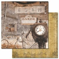 Ken Oliver - Hometown Collection - 12 x 12 Double Sided Paper - Main Street