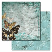 Ken Oliver - Studio Collection - 12 x 12 Double Sided Paper - Butterfly Afternoon