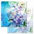 Ken Oliver - Watercolored Memories Collection - 12 x 12 Double Sided Paper - Hydrangea Blossom