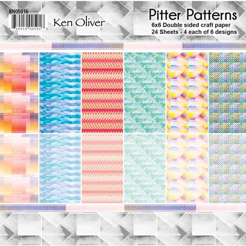 Ken Oliver - Pitter Patterns Collection - 6 x 6 Paper Pack