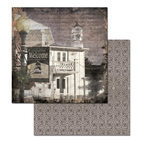 Ken Oliver - Hometown Cottage Collection - 12 x 12 Double Sided Paper - Welcome Home