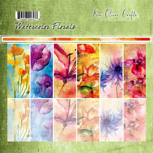 Ken Oliver - Watercolor Florals Collection - 12 x 12 Collection Pack