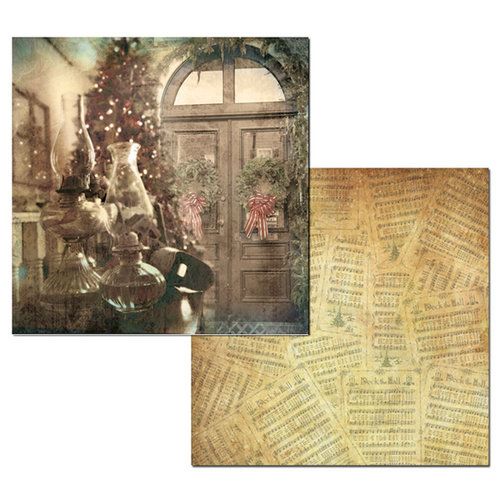 Ken Oliver - Hometown Christmas Collection - 12 x 12 Double Sided Paper - Deck the Halls
