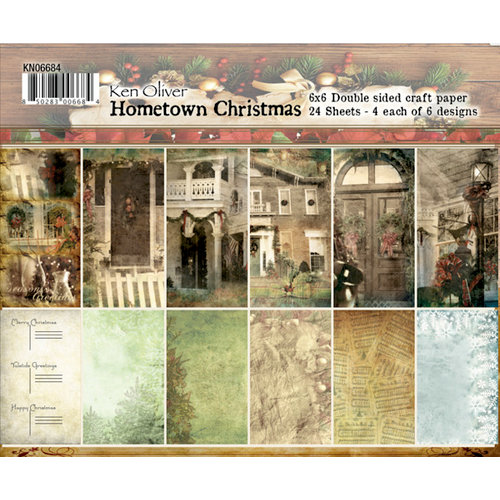Ken Oliver - Hometown Christmas Collection - 6 x 6 Paper Pack