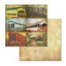 Ken Oliver - Covered Bridges Collection - 12 x 12 Double Sided Paper - Journaling Cards
