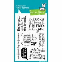 Lawn Fawn - Clear Acrylic Stamps - Hello Friend