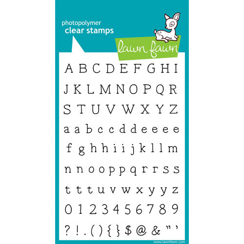 Lawn Fawn - Clear Photopolymer Stamps - Smitty's ABCs
