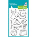 Lawn Fawn - Clear Acrylic Stamps - Swimsuit Season