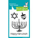 Lawn Fawn - Clear Acrylic Stamps - Happy Hanukkah