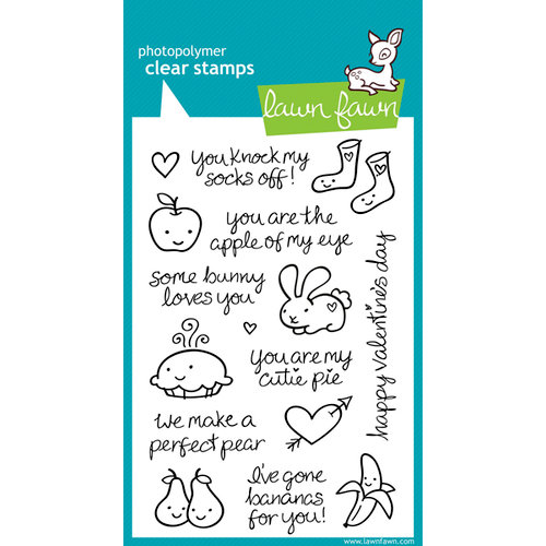Lawn Fawn - Clear Photopolymer Stamps - My Silly Valentine