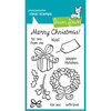 Lawn Fawn - Clear Acrylic Stamps - Christmas - Bows and Holly