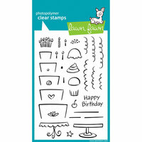 Lawn Fawn - Clear Acrylic Stamps - Bake Me A Cake