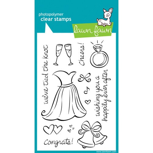 Lawn Fawn - Clear Acrylic Stamps - Happily Ever After