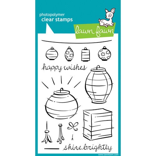 Lawn Fawn - Clear Acrylic Stamps - Lunar Lights