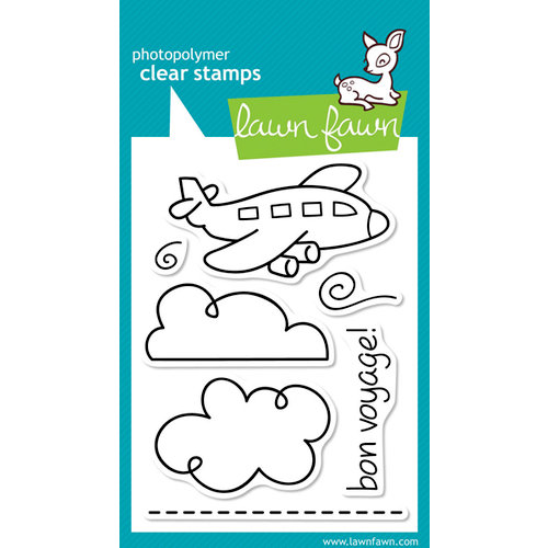 Lawn Fawn - Clear Acrylic Stamps - Bon Voyage