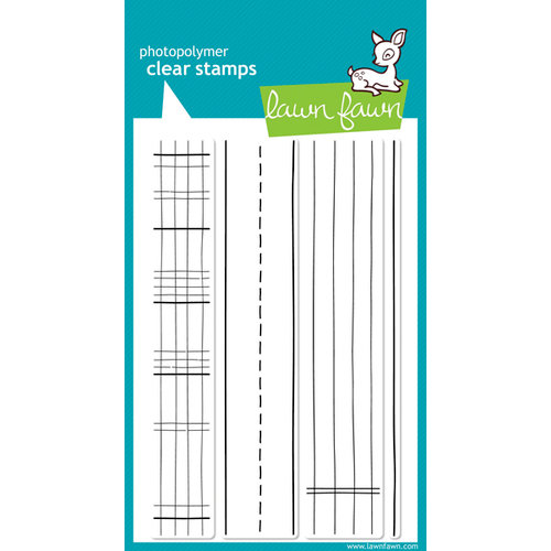 Lawn Fawn - Clear Acrylic Stamps - Schoolhouse Backdrops