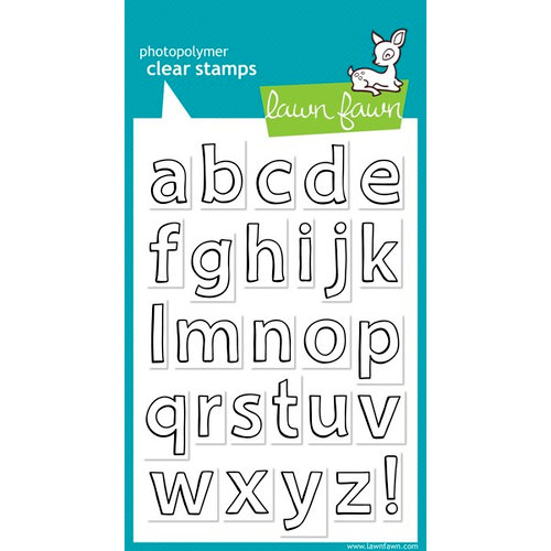 Lawn Fawn - Clear Photopolymer Stamps - Quinn's ABCs