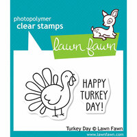 Lawn Fawn - Clear Acrylic Stamps - Turkey Day