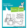 Lawn Fawn - Clear Acrylic Stamps - Winter Fox