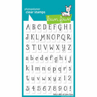 Lawn Fawn - Clear Acrylic Stamps - Sally's ABCs