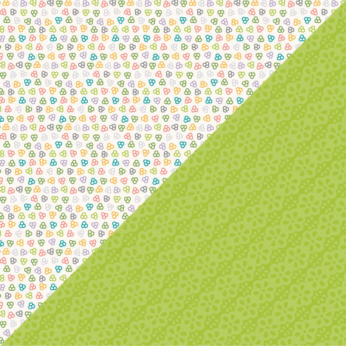 Lawn Fawn - Bright Side Collection - 12 x 12 Double Sided Paper - Spoonful Of Sugar