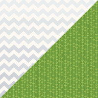 Lawn Fawn - Bright Side Collection - 12 x 12 Double Sided Paper - Silver Lining