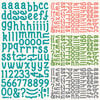 Lawn Fawn - Bright Side Collection - 12 x 12 Cardstock Stickers - Alphabet
