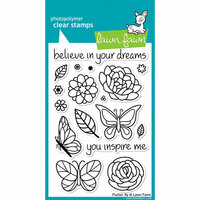 Lawn Fawn - Clear Acrylic Stamps - Flutter By