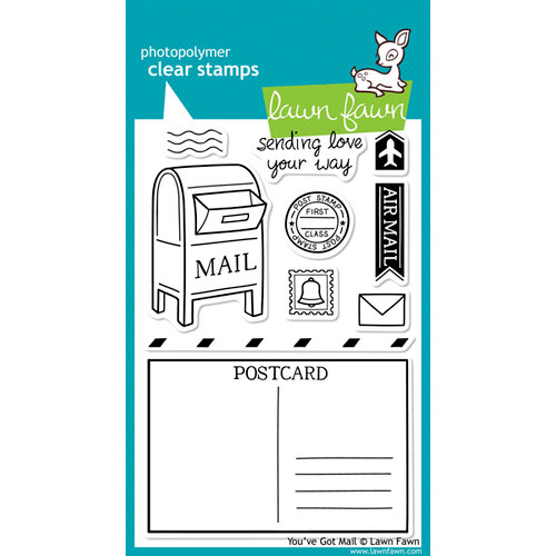 Lawn Fawn - Clear Acrylic Stamps - You've Got Mail