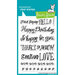 Lawn Fawn - Clear Acrylic Stamps - Grand Greetings