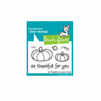 Lawn Fawn - Clear Acrylic Stamps - So Thankful