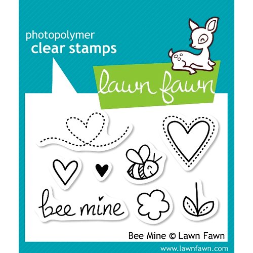 Lawn Fawn - Clear Photopolymer Stamps - Bee Mine