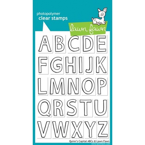 Lawn Fawn - Clear Photopolymer Stamps - Quinn's Capital ABCs