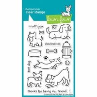 Lawn Fawn - Clear Photopolymer Stamps - Critters at the Dog Park