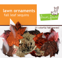 Lawn Fawn - Into the Woods Collection - Fall Leaf Sequins