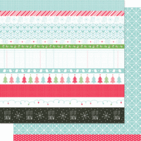 Lawn Fawn - Peace Joy Love Collection - Christmas - 12 x 12 Double Sided Paper - Noelle