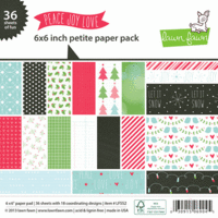 Lawn Fawn - Peace Joy Love Collection - Christmas - 6 x 6 Petite Paper Pack
