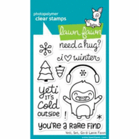 Lawn Fawn - Clear Photopolymer Stamps - Yeti Set Go