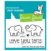 Lawn Fawn - Clear Photopolymer Stamps - Love You Tons