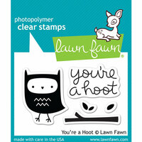 Lawn Fawn - Clear Acrylic Stamps - You're a Hoot