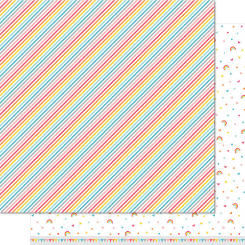 Lawn Fawn - Hello Sunshine Collection - 12 x 12 Double Sided Paper - April