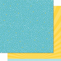 Lawn Fawn - Hello Sunshine Collection - 12 x 12 Double Sided Paper - Luna