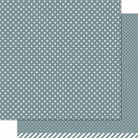 Lawn Fawn - Lets Polka Collection - 12 x 12 Double Sided Paper - Hippo Polka